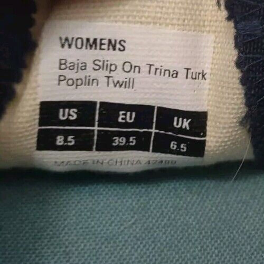 SeaVees Sneakers Trina Turk Shoes Women's 8.5 Floral Legend Poplin Twill - Picture 8 of 8